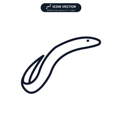 eel icon symbol template for graphic and web design collection logo vector illustration