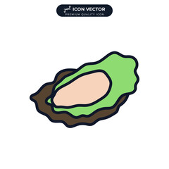 oyster icon symbol template for graphic and web design collection logo vector illustration