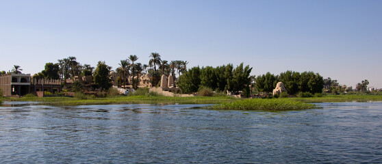 landscape with river Nile