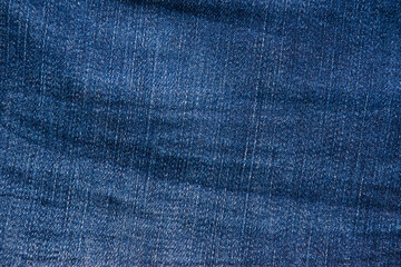 Naklejka premium Stylish blue denim background with copy space