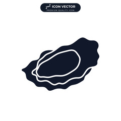 oyster icon symbol template for graphic and web design collection logo vector illustration