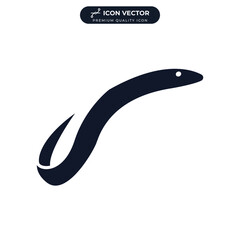 eel icon symbol template for graphic and web design collection logo vector illustration