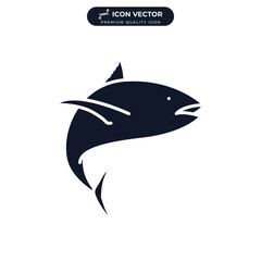 tuna icon symbol template for graphic and web design collection logo vector illustration