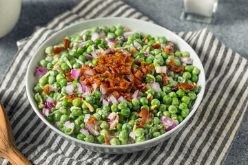 Homemade Summer Bacon Pea Salad
