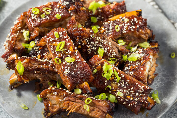 Homemade Spicy Asian Baby Back Ribs