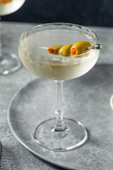 Boozy Refreshing Dry Gin Martini