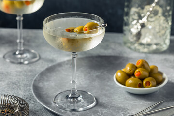 Boozy Refreshing Dry Gin Martini