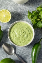 Homemade Peruvian Aji Verde Sauce