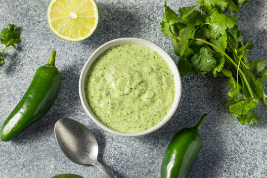 Homemade Peruvian Aji Verde Sauce