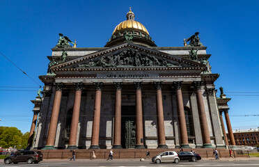 Kazan Cathedral in Saint Petersburg. Cathedral of the Kazan Icon of the Mother of God.