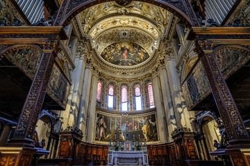 Obraz premium Bergamo Alta, interno Duomo