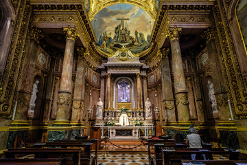 Fototapeta premium Bergamo Alta, interno Duomo