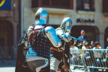 battle between medieval knights