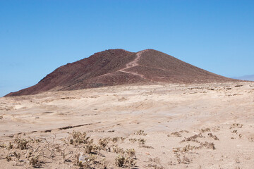 Montaña roja, El Médano, Tenerife. 