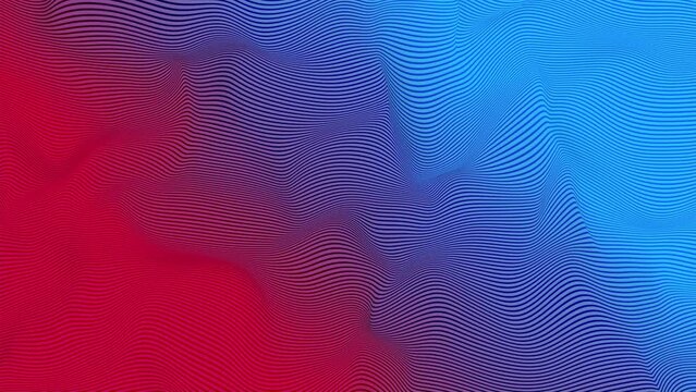 Abstract color background. Loop animation of bright color abstract background with lines gradient texture