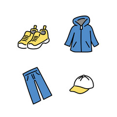 衣類のイラスト