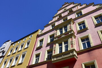 Obraz premium historic buildings in town Klodzko,Poland