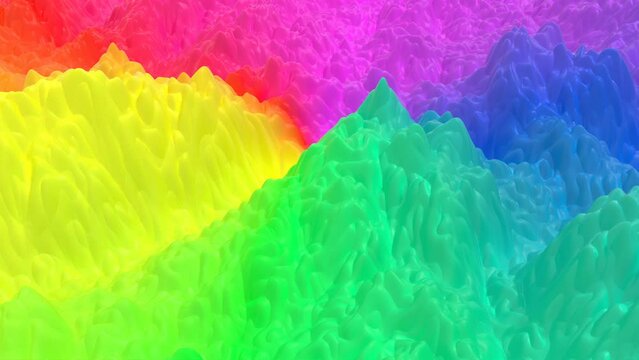 Trendy color mountain intro Beautiful view intro 4k