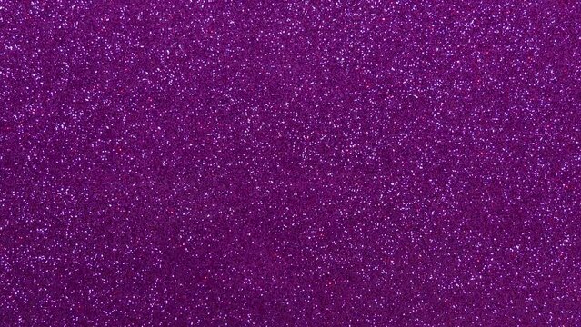 Upward movement. Flashing background in purple and pink hue. Flashing stars. Starry sky.