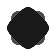 Two Squircles Rounded Square Shape Icon