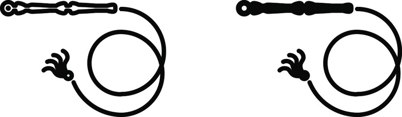 Riding Whip Icon , vector illustration