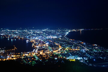 Night View from Mount Hakodate (Hakodateyama) in Hakodate, Hokkaido, Japan - 日本 北海道 函館市 函館山 夜景