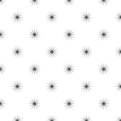Abstract background texture in ornamental geometric style. A harmonious design. Gray stars on a white background.