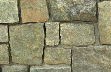 An grunge brick wall over weathered on background