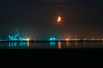 K&uuml;ste von Ostfriesland bei Nacht