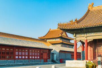 Naklejka premium The Forbidden City in Autumn