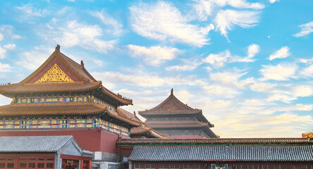 Obraz premium The Forbidden City in Autumn