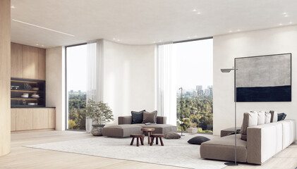 modern living room interior. - 509864684