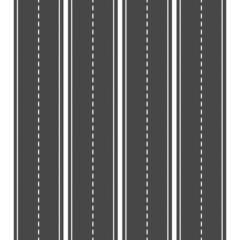 Fototapeta premium Set of several straight road lanes with road stripes, vector illustration