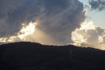 clouds in the sky
