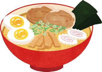 ラーメンのイラスト
