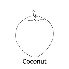 Easy Fruits coloring pages for kids and children, simple fruit arts 