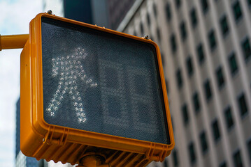 Digital Crosswalk Sign for Pedestrians