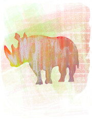 Rhino Silhouette 1