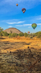 Ballontour Pyramiden Teotihuacan