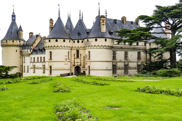 Fototapeta na wymiar Chaumont castle in France