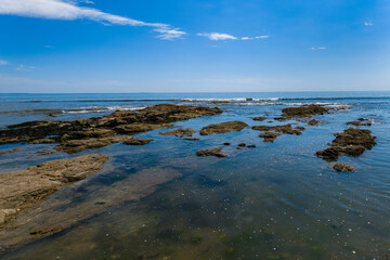 rivage rocheux en Bretagne