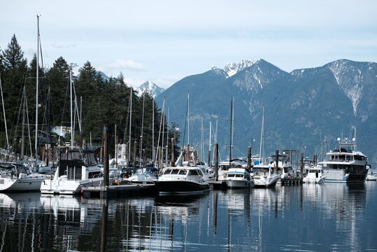 Yachts in Bowen Island Canada