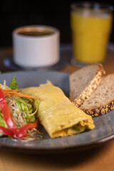 omelette de huevo 