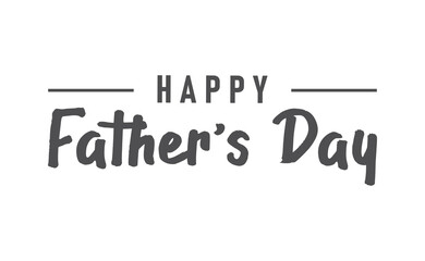 Happy father's day lettering design. Holiday dad celebration.