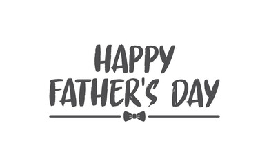 Happy father's day lettering design. Holiday dad celebration.