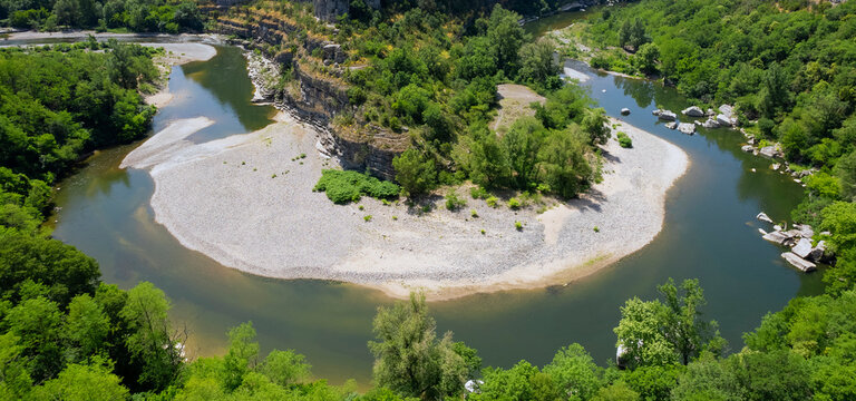 Famous "cirque de Gens", in Ardeche