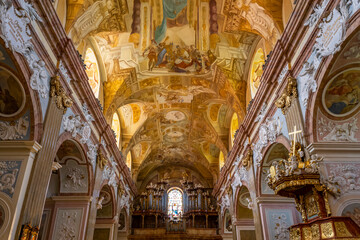 Fototapeta na wymiar Basilica of Assumption of Mary and Saint Cyrillus and Methodius, Velehrad, Czech Republic