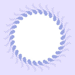 soft blue cartoon frame for event,  birthday party, baby shower, wedding invitation mock up. background design. vector illustration