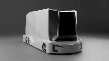 Driverless Transportation and Self-driving Futuristic Truck