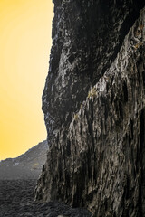 Cliffs at Black Sand Beach, Iceland